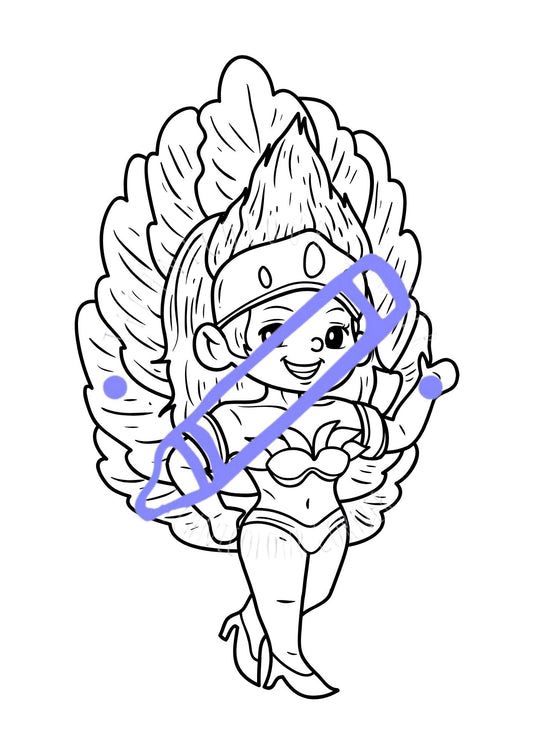 Carnival Digital Colouring Book