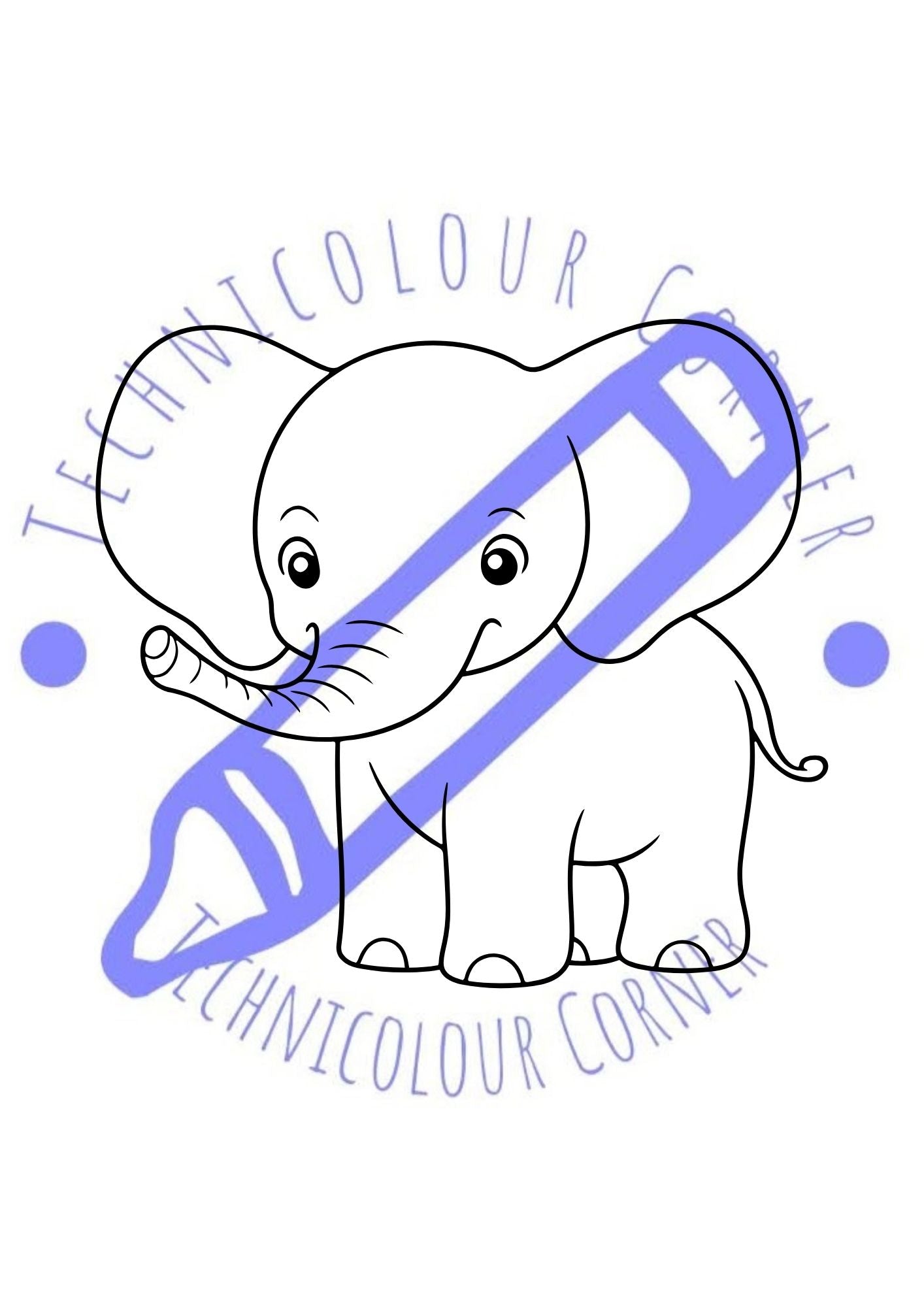 African Safari Digital Colouring Book