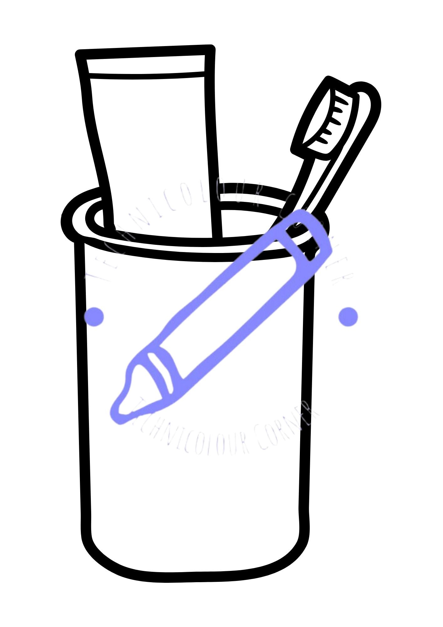 Bath Time Colouring Book