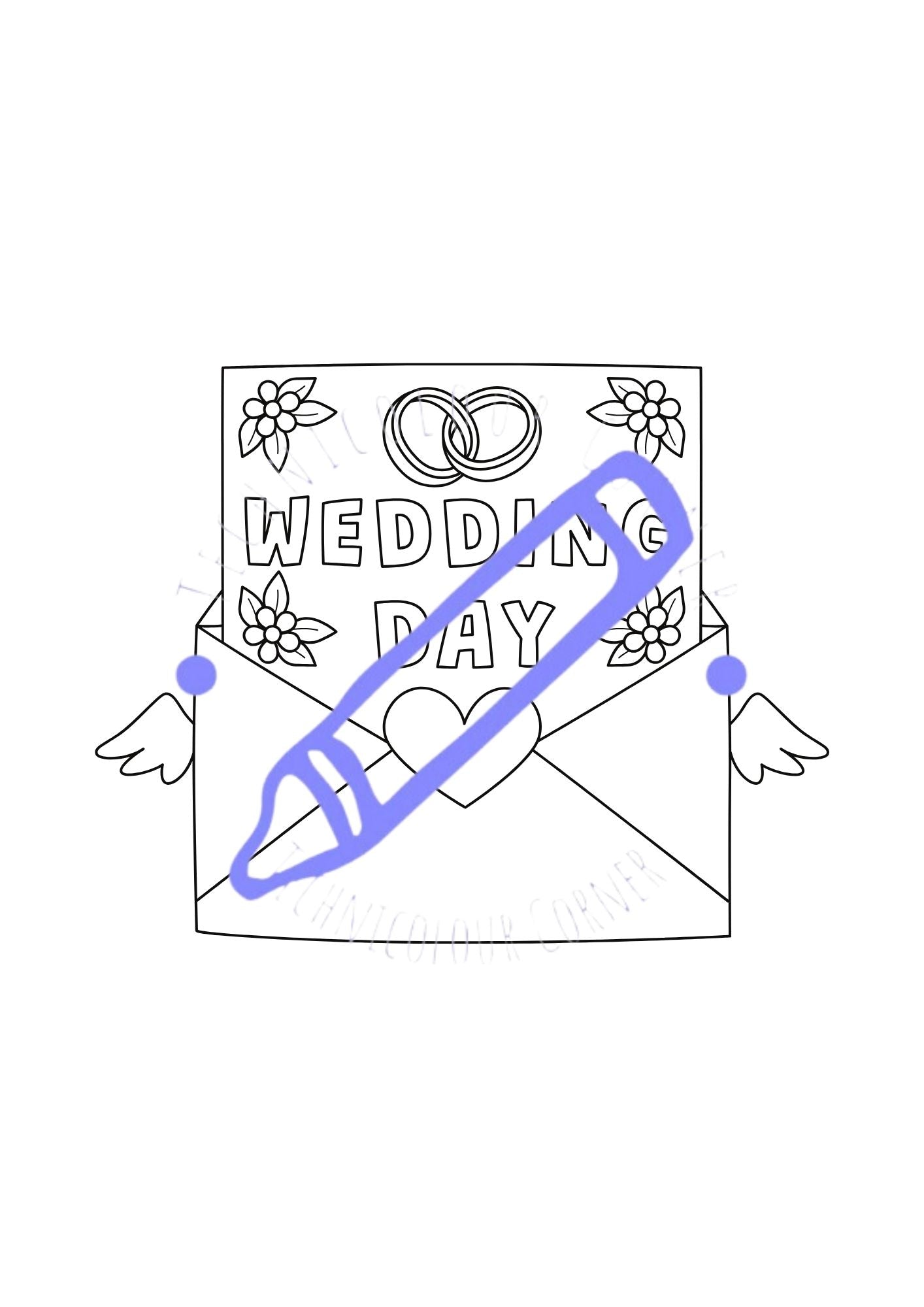 Gay Wedding Kids Digital Activity Book