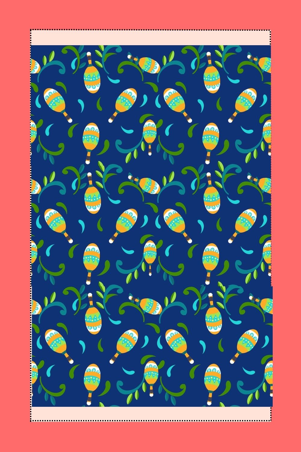 Cinco De Mayo Maracas Seamless File