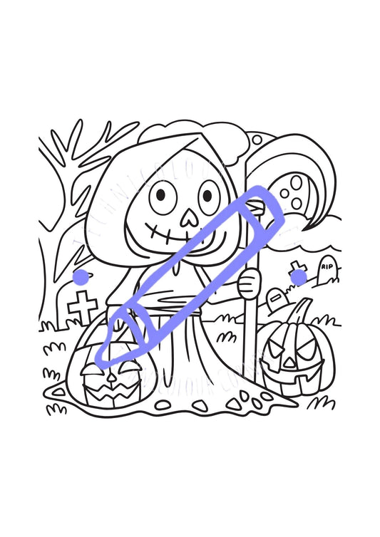 Halloween Colouring For Kids