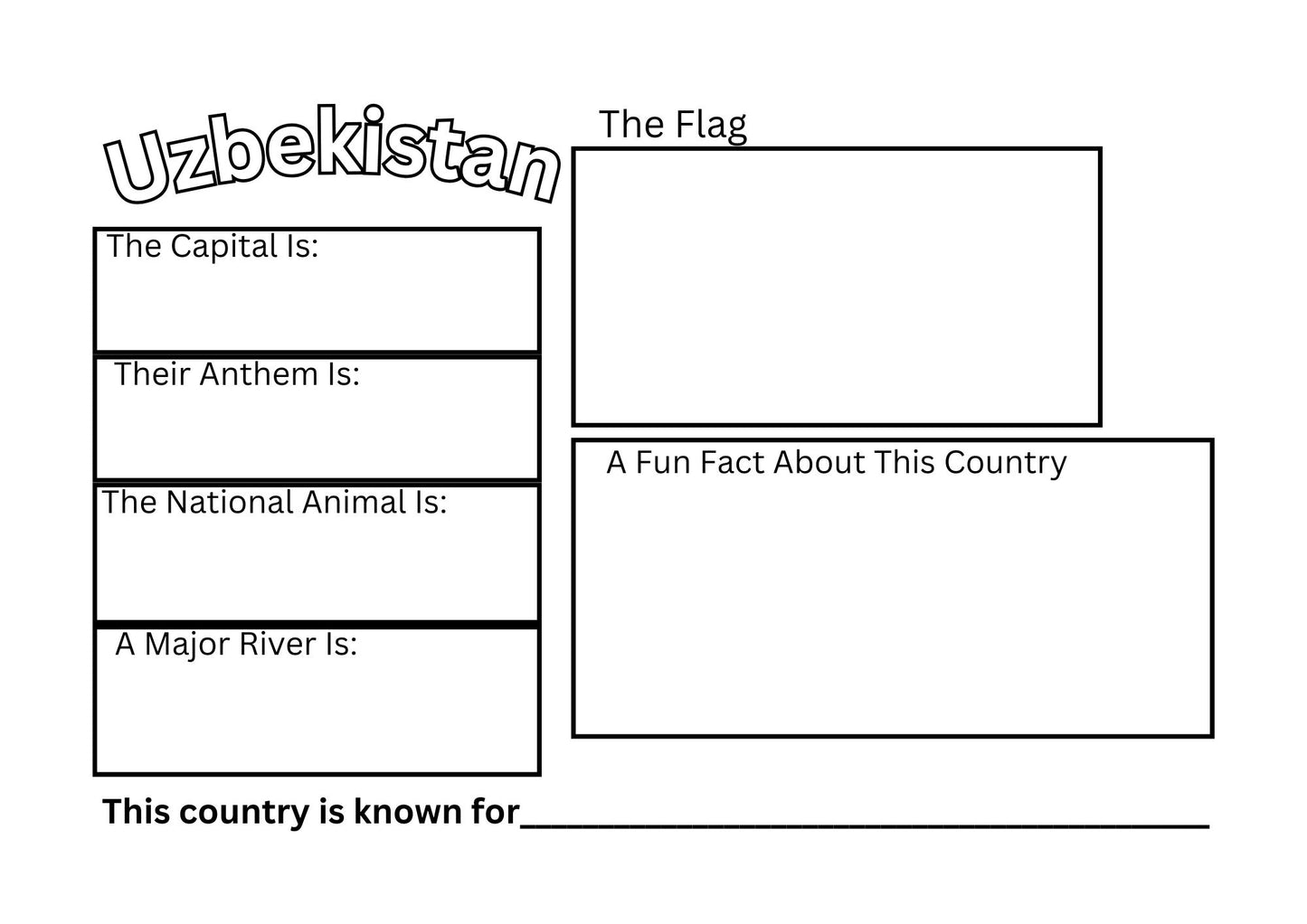 Countries Of Europe Worksheets For Class