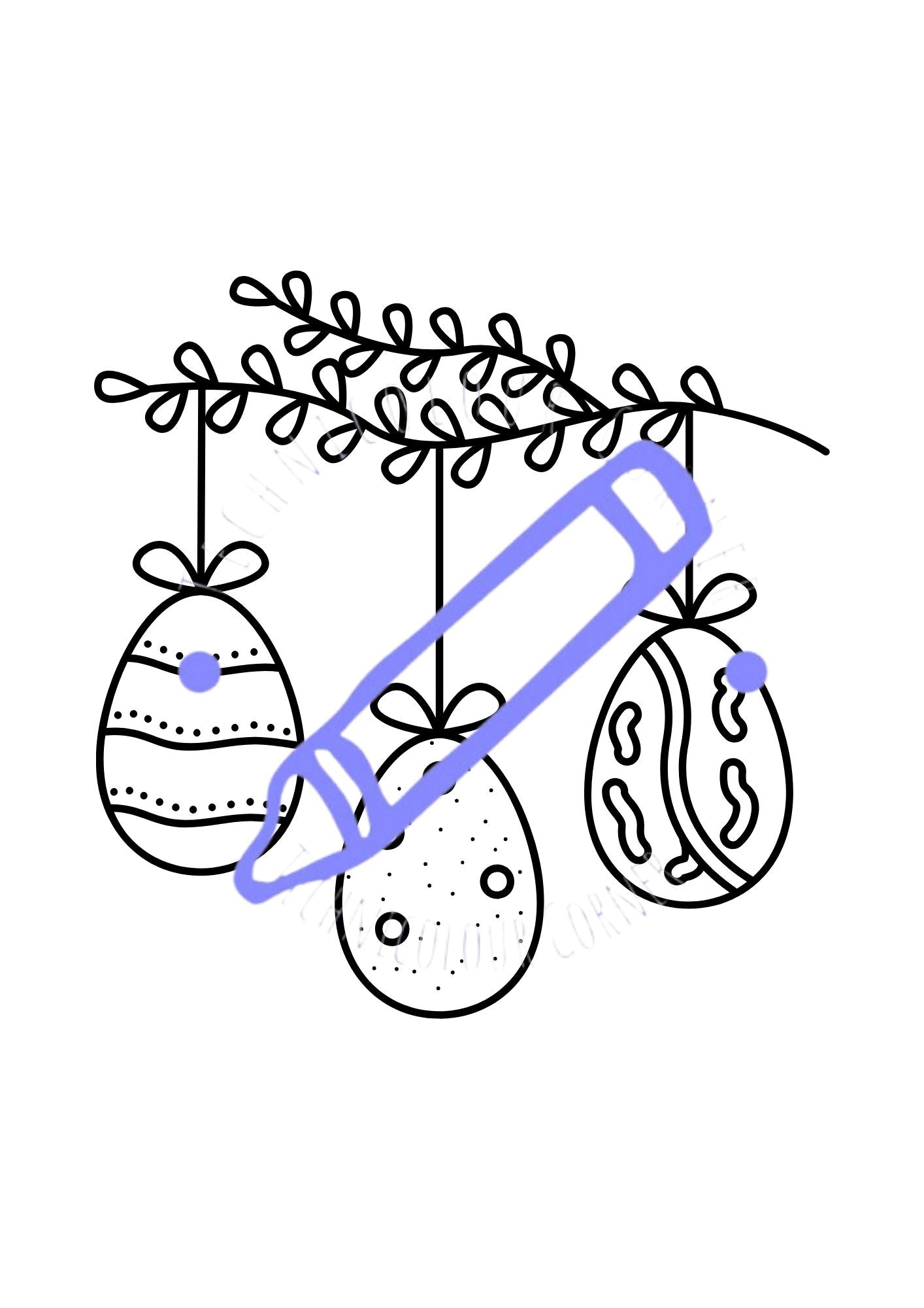 Easter Colouring Book