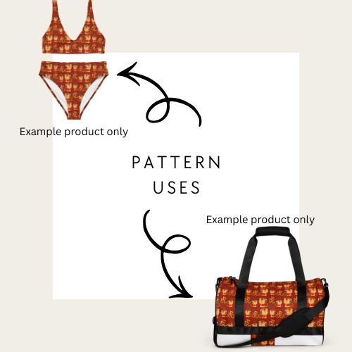 Lunar Year Of The Tiger Seamless File