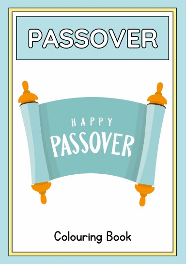 colouring book cover from technicolour corner showing a passover