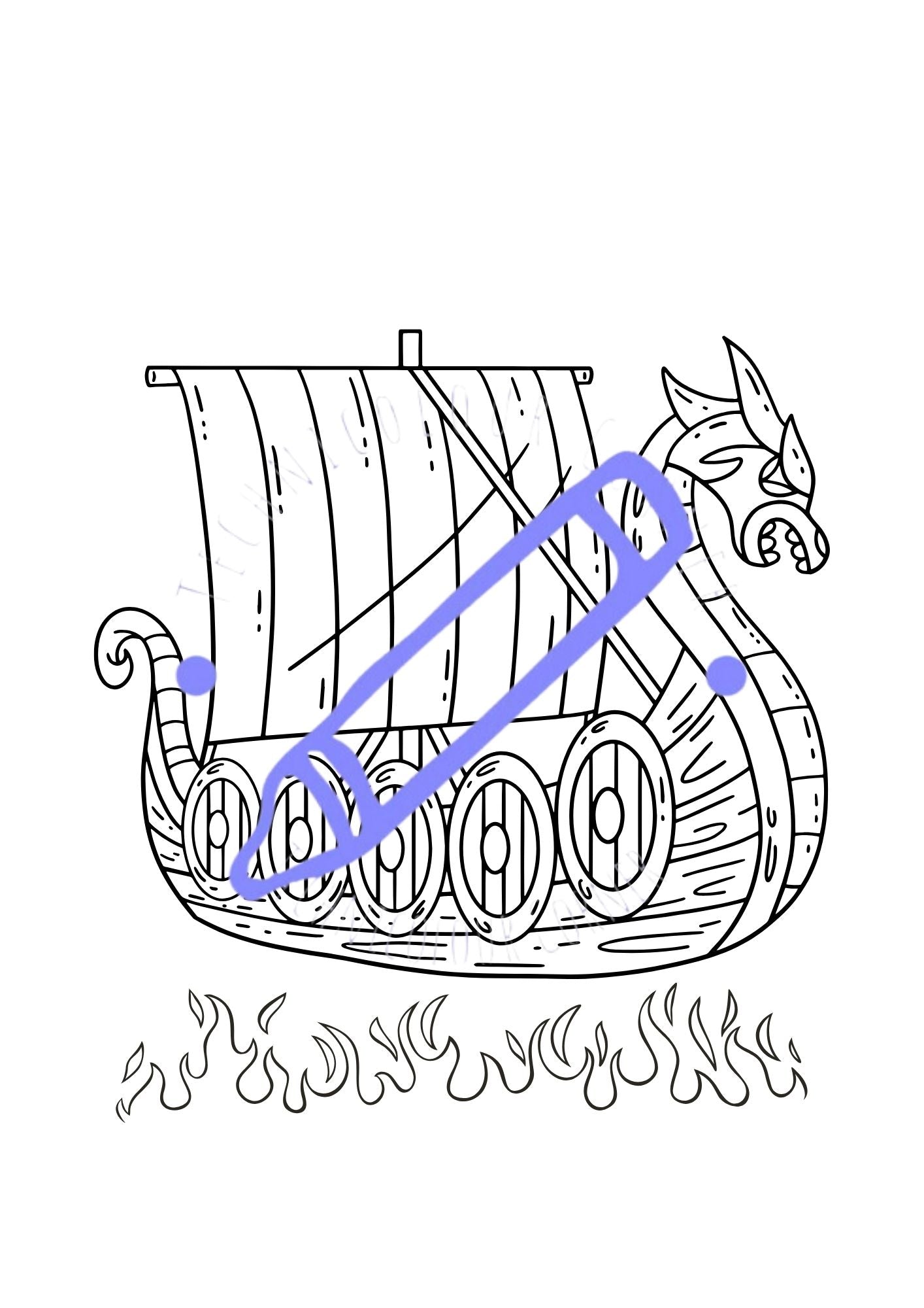 Colouring page from technicolour corner colouring book on hogmanay