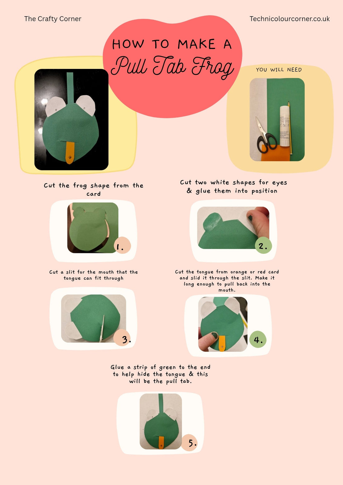 How to make a pull tab frog