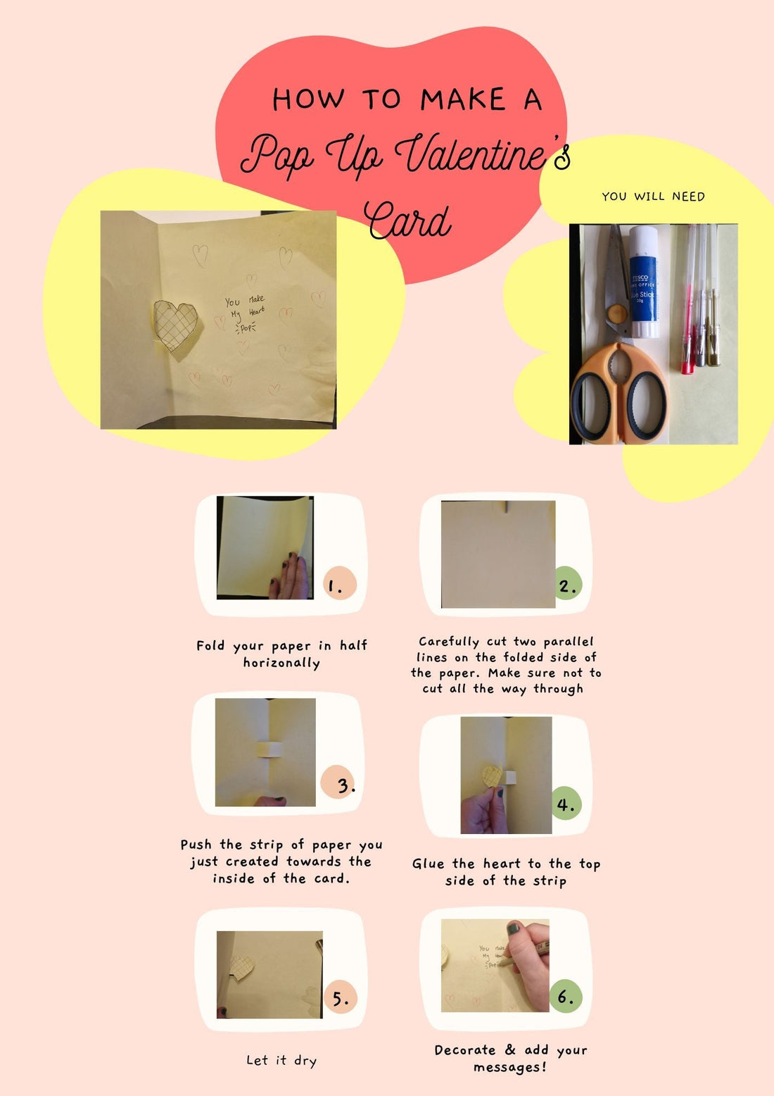 How To Make A Pop-Up Valentines Card