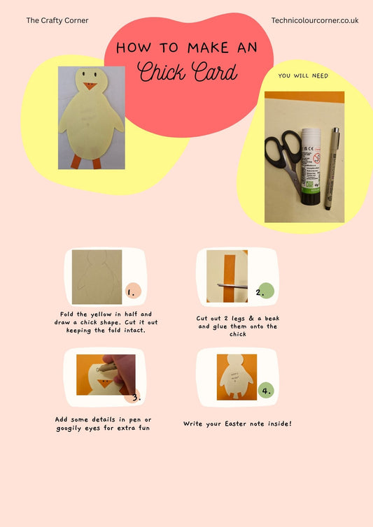 Chick easter card tutorial 