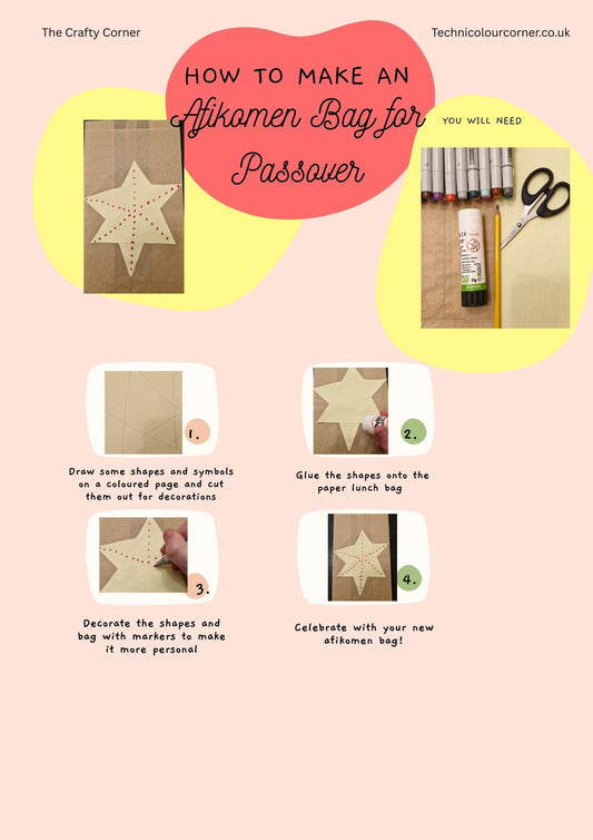 How to Make a DIY Afikomen Bag (Easy Passover Craft for Kids)