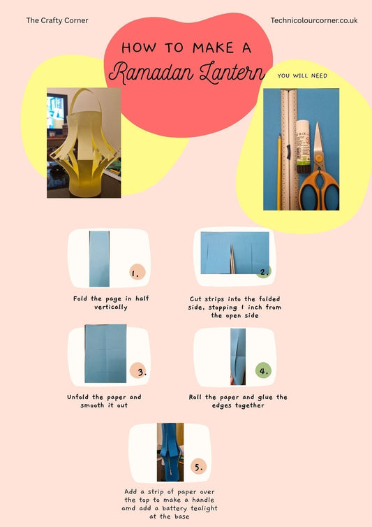 Easy DIY Paper Lantern for Ramadan – Fun Kids Craft Tutorial