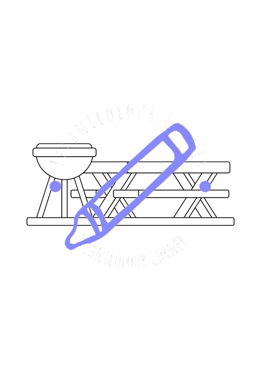 Barbeque  A Digital Colouring Book For Kids