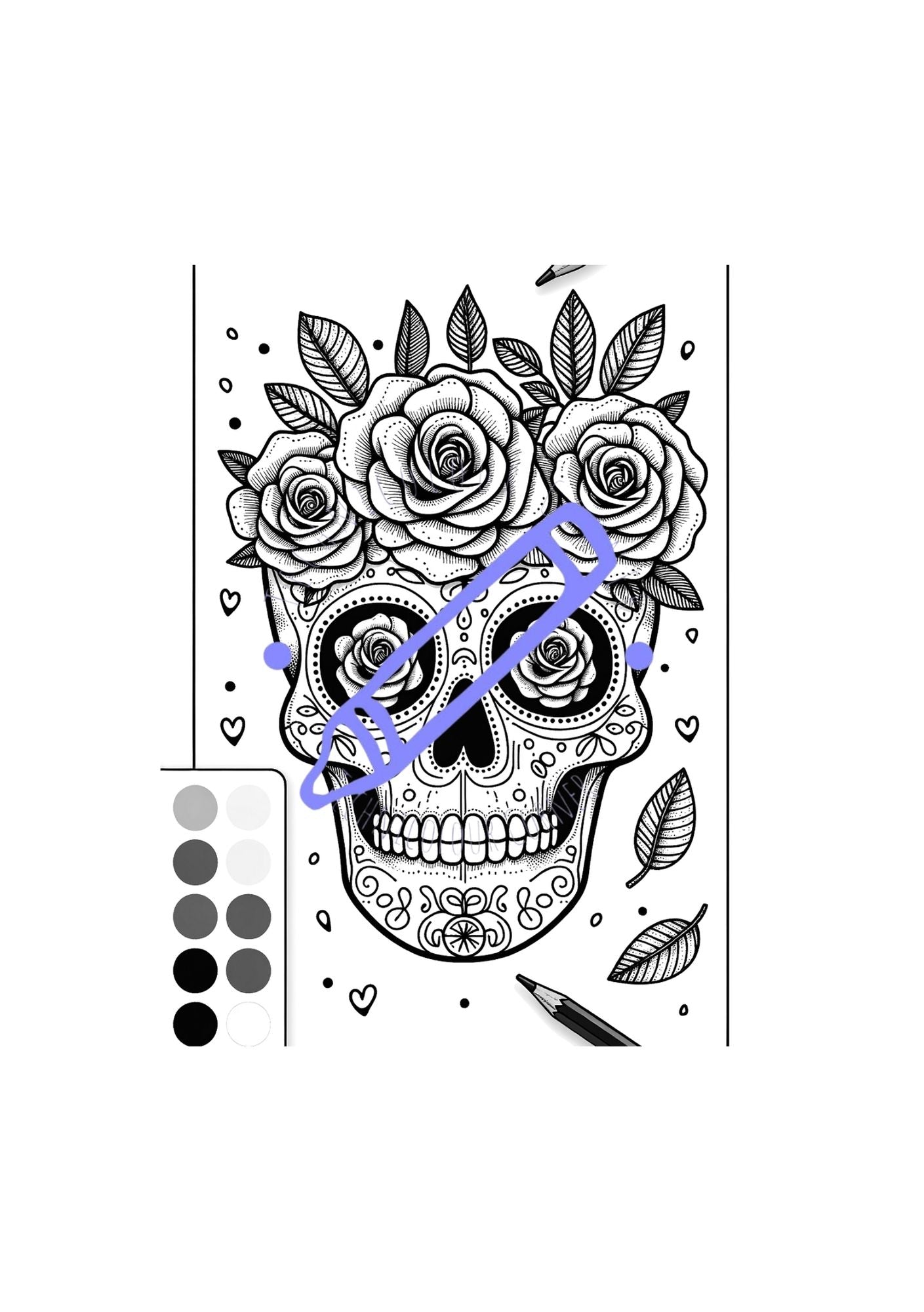 Dem Bones Colouring Book