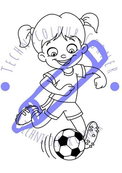 Football Colouring Book