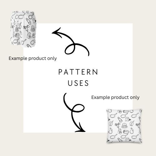 Pancake Day Ingredient Seamless Pattern