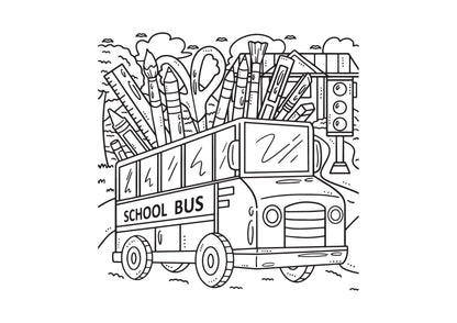 Technicolour Corner celebrating back to school for students and teachers to welcome back into the classroom