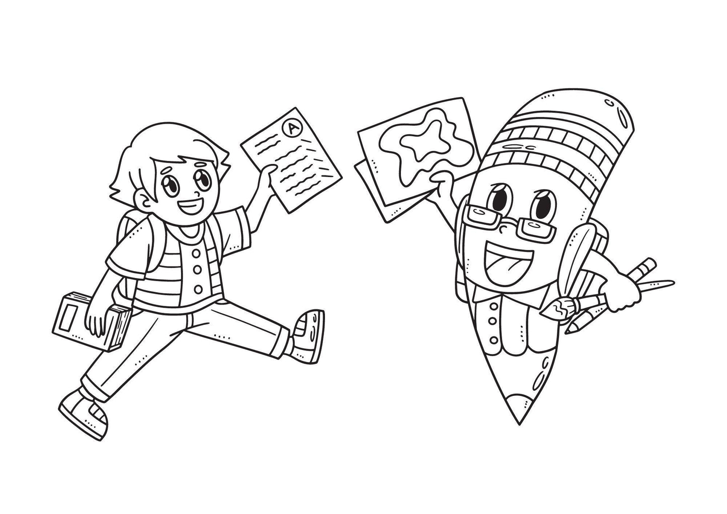 Technicolour Corner celebrating back to school for students and teachers to welcome back into the classroom