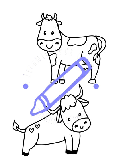 Down On The Farm Colouring Book