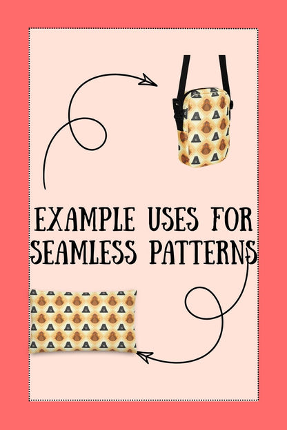 It's Turkey Day Pilgrim Seamless Pattern