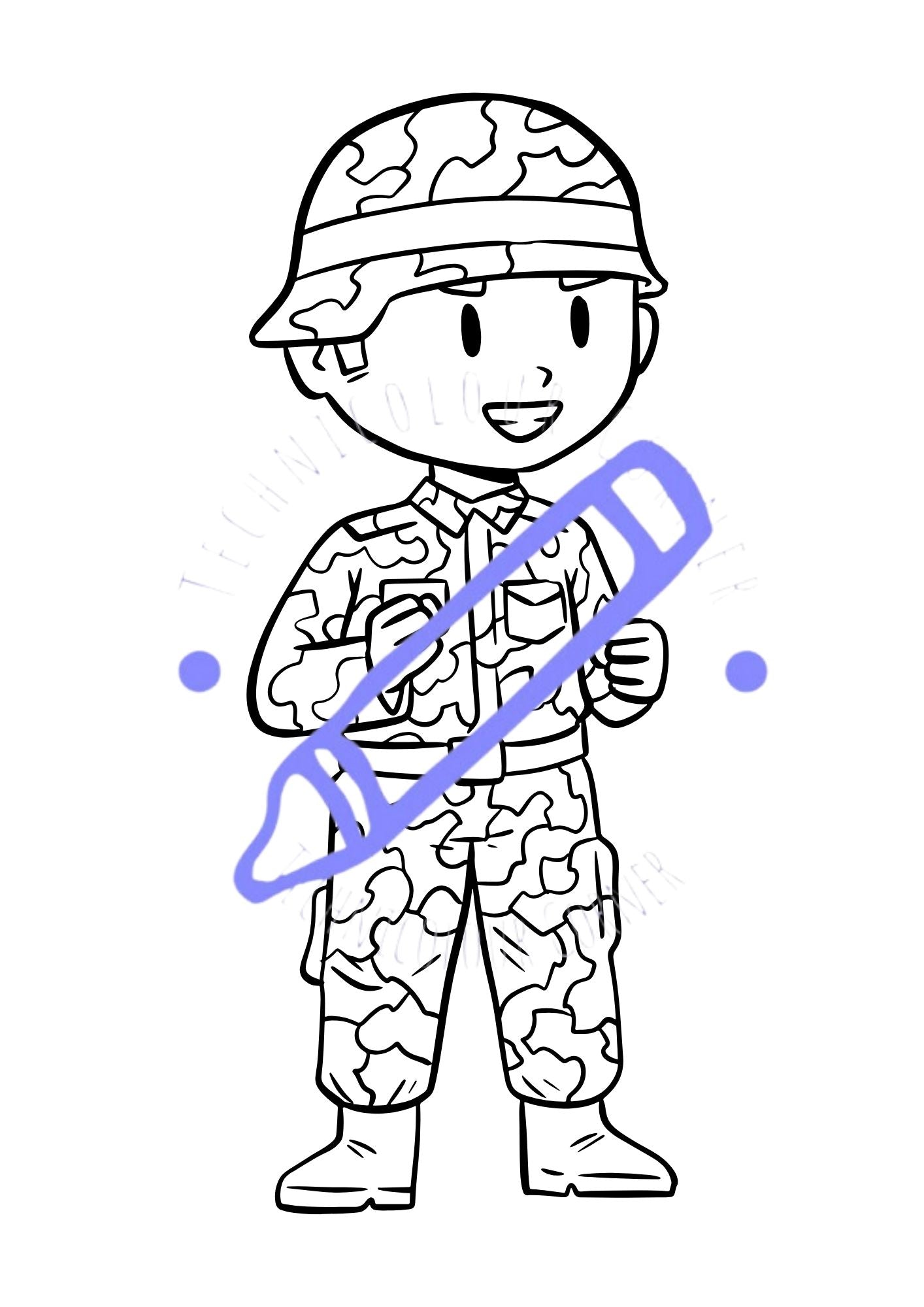 Careers In Uniform Colouring Book