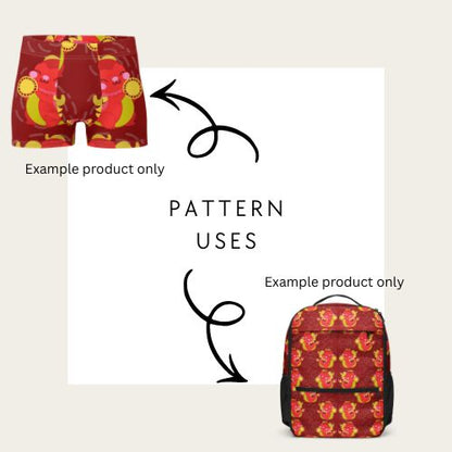 Year Of The Dragon Lunar New Year Seamless File