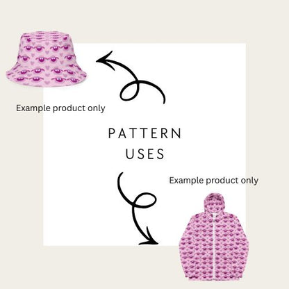Pink Sheep Themed Aqiqah Seamless Pattern