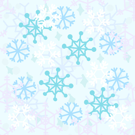 Snowflake Seamless Pattern File