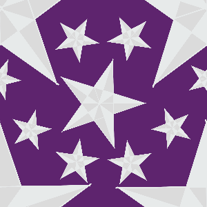 Pattern of white stars on a purple geometric background