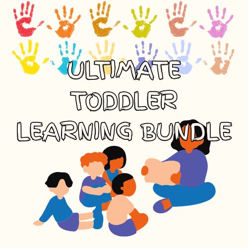 Toddler learning activities bundle – printable ABC and counting worksheets
