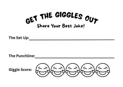 Activity page for world laughter day from technicolour corner