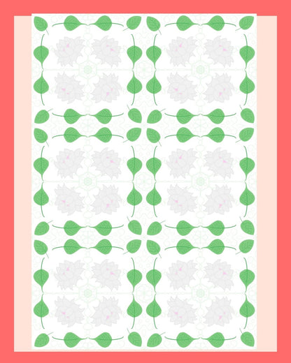 Bodhi Day Lilly seamless pattern