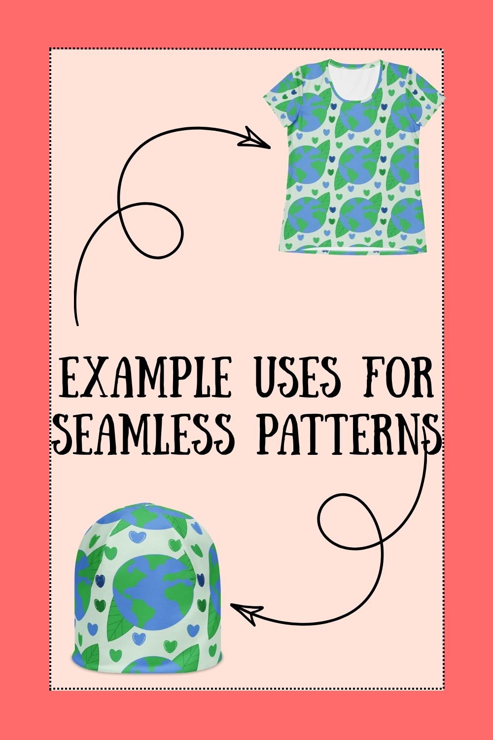Earth Day seamless pattern