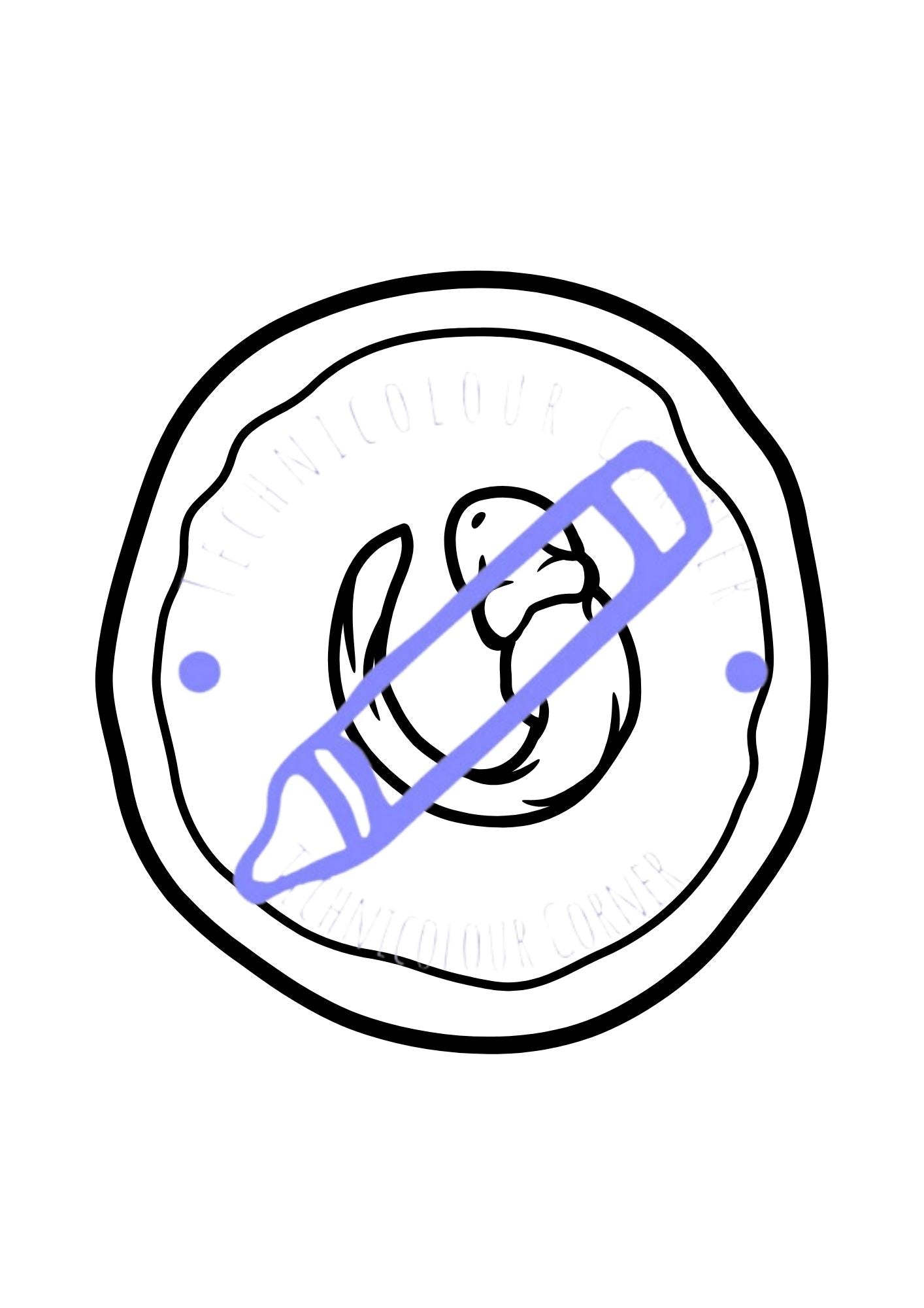 a single egg of frog spawn colouring page