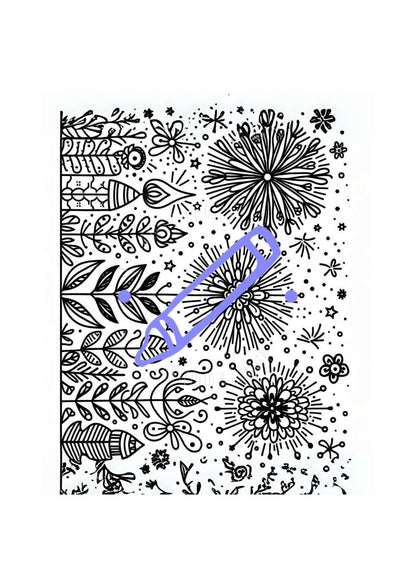 firework colouring page for guy fawkes day