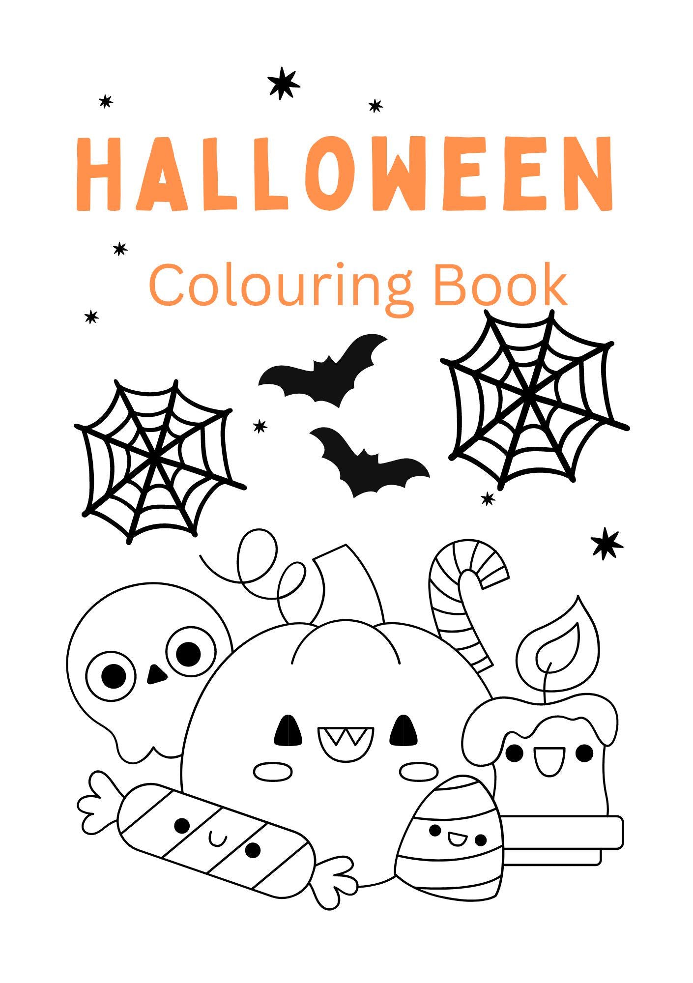 Digital Halloween Colouring Book For Kids