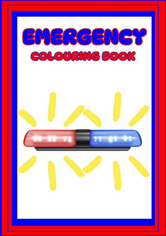 Emergency Services Digital Colouring Books