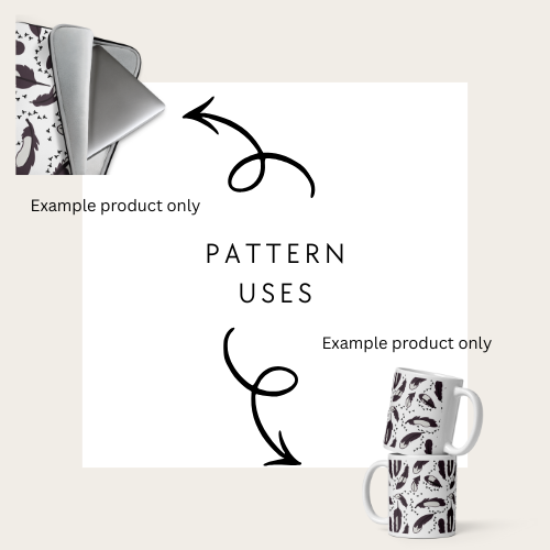 Magpie Seamless Pattern