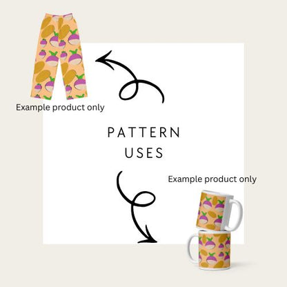 Neeps and Tatties Seamless Pattern File