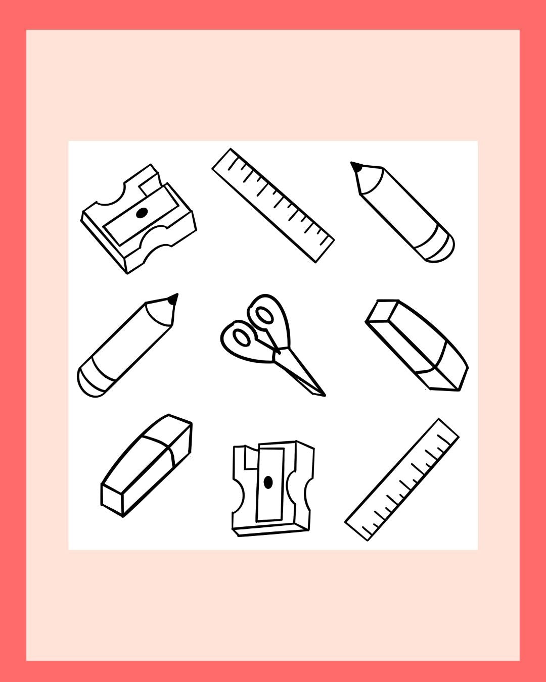 Back To School Seamless Pattern