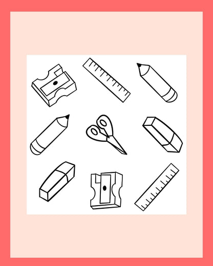 Back To School Seamless Pattern